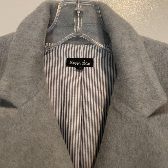 Steven Alan Delphine Coat Double Breasted Wool Felt Coat - Picture 3 of 6